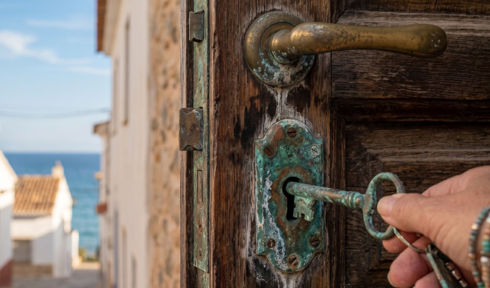 Corrosión en cerraduras por salitre: Cómo proteger tu puerta si vives en San Juan o Campello